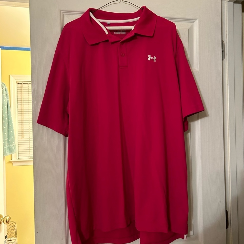 Men’s Hurley pink polo shirt